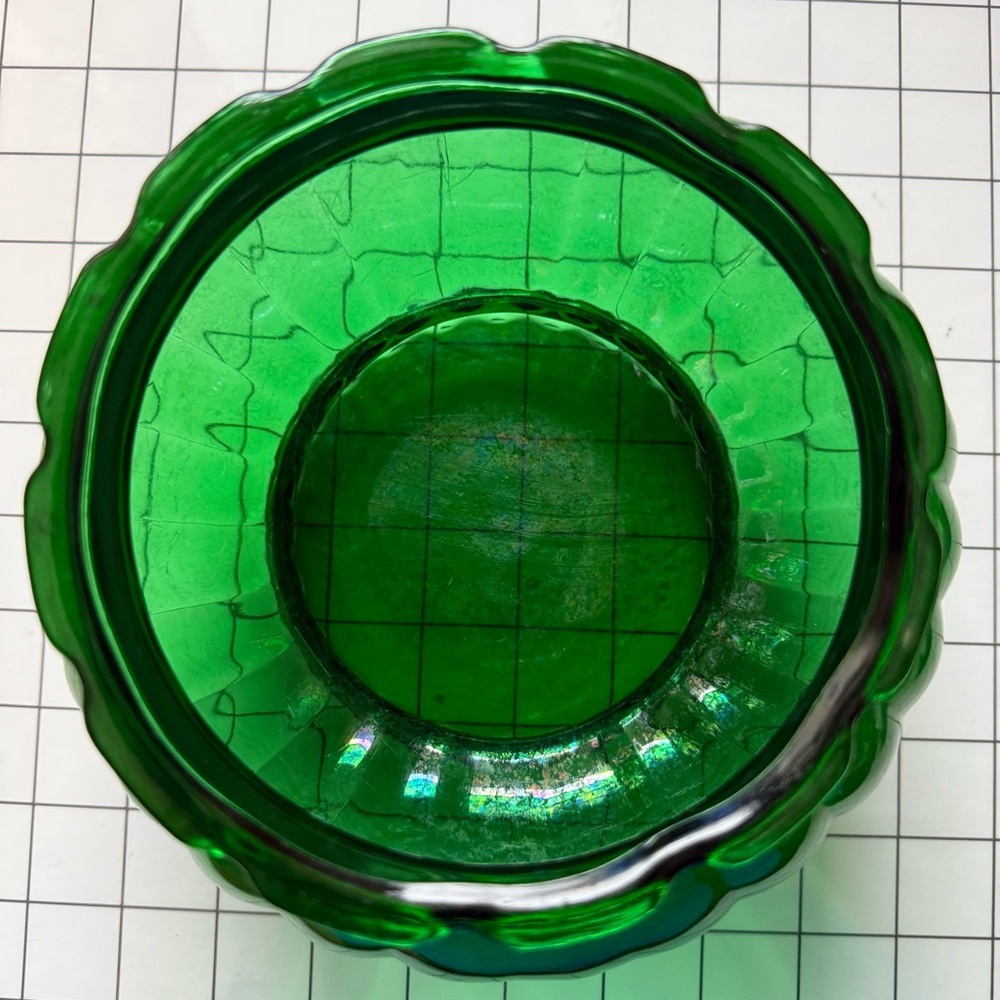 A.L.R. Co. R-19 Emerald Green Vase Vintage MCM - Picture 3 of 8